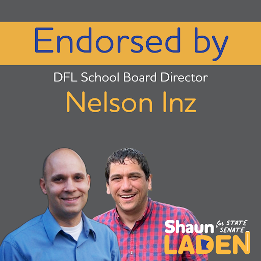 🚨Endorsement Alert🚨 I am proud to be endorsed by DFL School Board Director <a href="/NelsonInz/">Nelson Inz</a>!