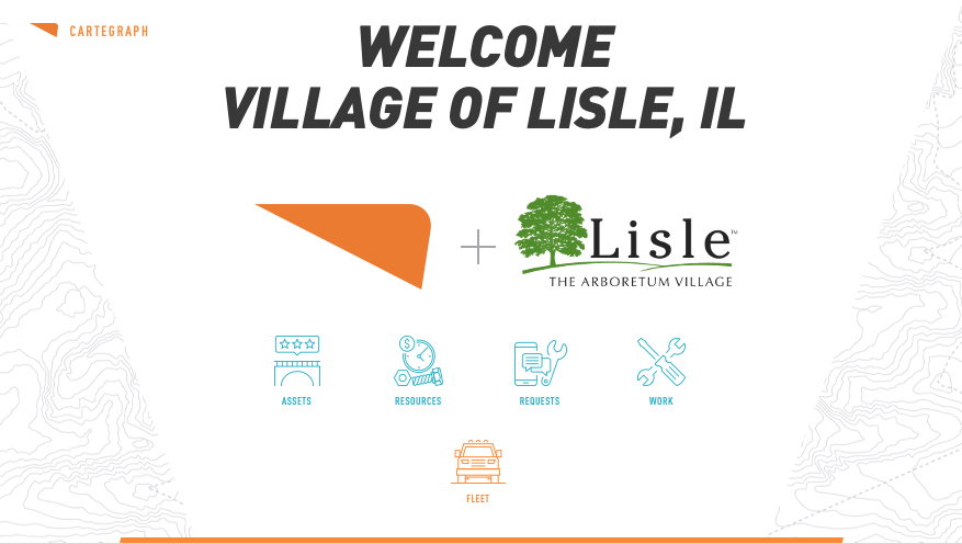 MitchBradley's tweet image. Welcome the Village of Lisle, IL to the @Cartegraphteam.  The Village will be using #Cartegraph OMS for their #Fleet management.  The Village was introduced to Cartegraph by our friends at @OpenGovInc