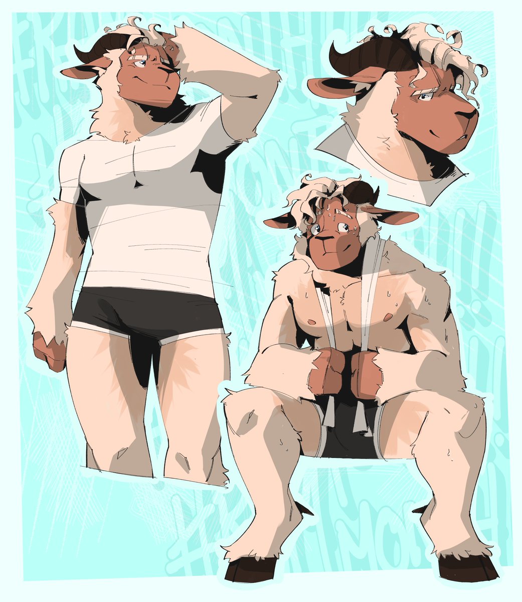 mashtateos's tweet photo. This month, we're horny 🐏🐏🐏

#RAMMONTH 
@mocheccino https://t.co/6xXHg8qZQk