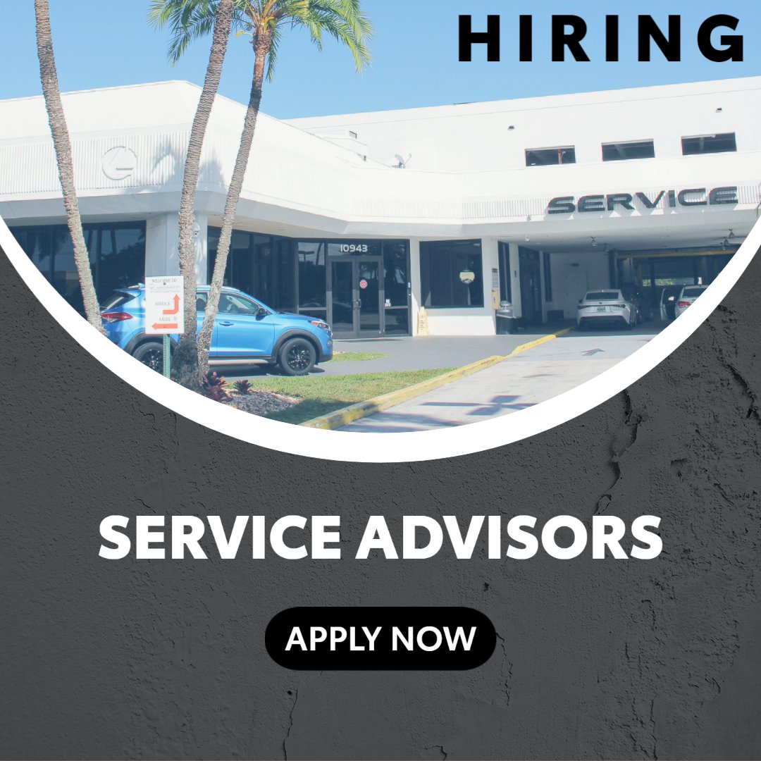 We are looking for Service Advisors to add to our service team! Service advisors assist customers with their auto service needs, relaying important information from the technicians to the customer.

View this current opening here: beanauto.com/lk-service-adv…
#WeAreHiring #ShareThis