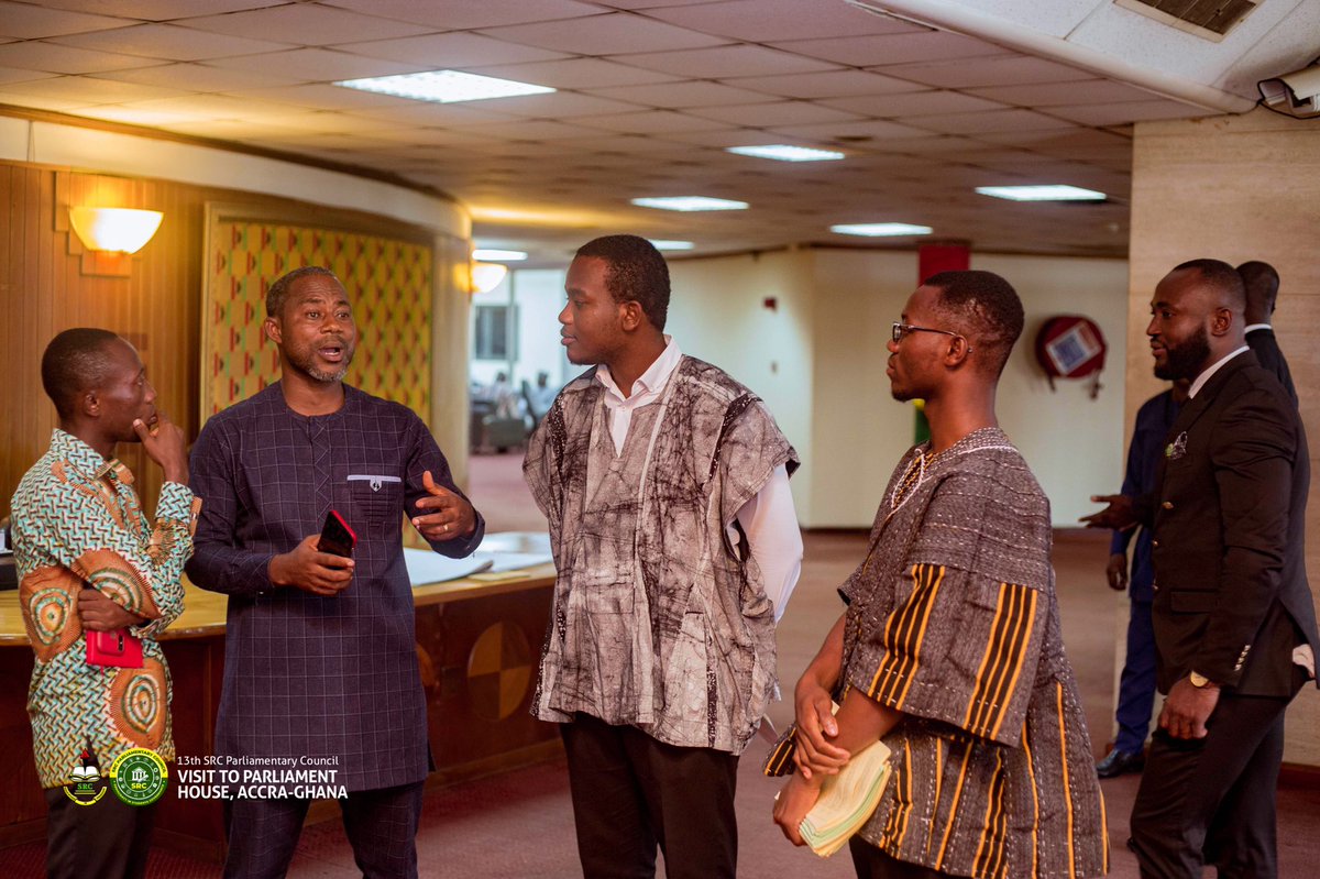 src_parliament's tweet photo. A week ago, the 13th Parliamentary Council took a trip to Ghana’s House of Honorables.
There was so much to learn from proceedings on the floor of the house on July 26, as well as interactions with some MPs.
#13thHouse https://t.co/rTkVEvAyG0