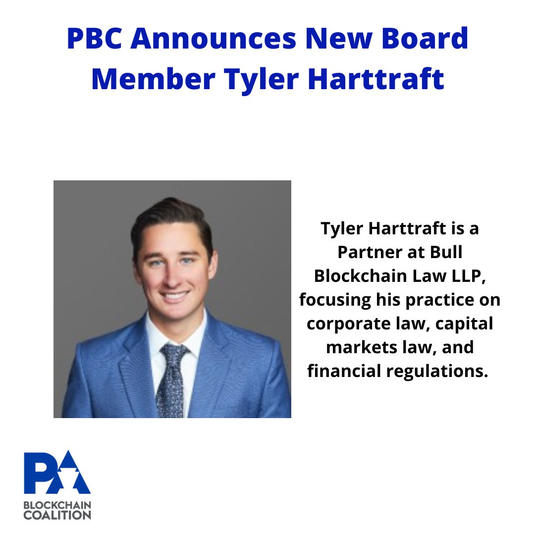 pa_blockchain's tweet image. PBC is proud to announce its newest Board member, Tyler Hartraft!

Learn more about Tyler and our other Board members at pablockchain.org