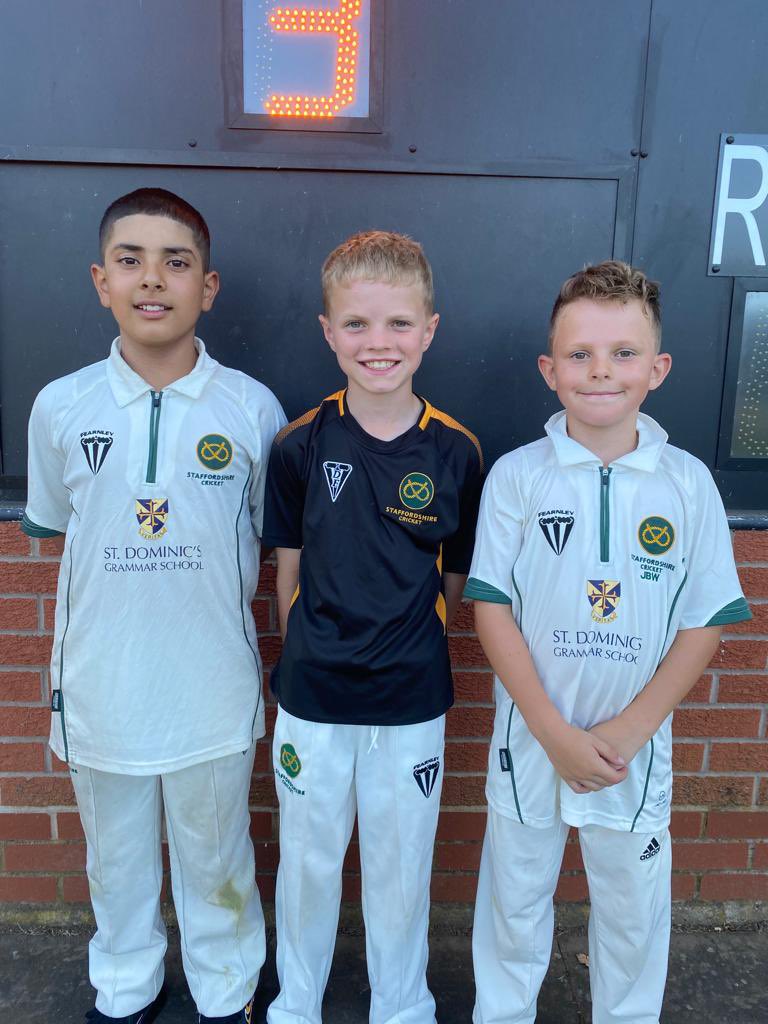 aldridgecc's tweet photo. Congratulations 👏🏼 to the 3 @aldridge_youth boys who represented @StaffsCricket U10s at the @BromsSchool Festival this week 🏏💚 https://t.co/I8WRJnChhi