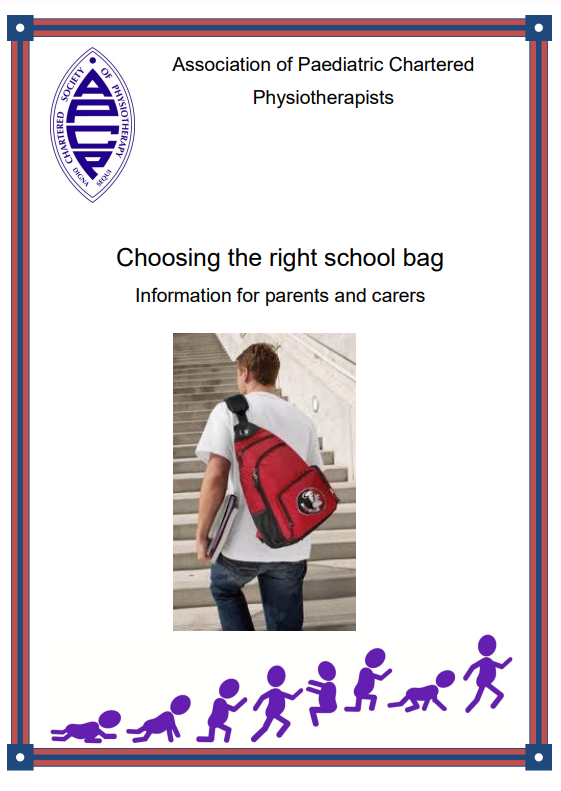 Herts_CYPT's tweet photo. Choosing the right school bag to go back to
school with can be crucial in preventing back pain and
deterioration in posture. Find out more in this helpful
leaflet from our colleagues at the APCP as well as on
our website:
https://t.co/gRHCkueoEl
@TheAPCP #hct #cypt #physio #pt https://t.co/ul8ZX4BdKc