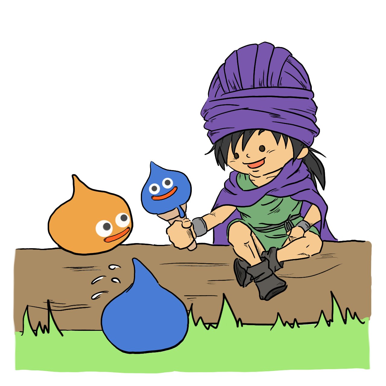Luve 初めてのドラクエ ドラクエ5 イラスト イラスト練習中 T Co Magyudjiwr Twitter