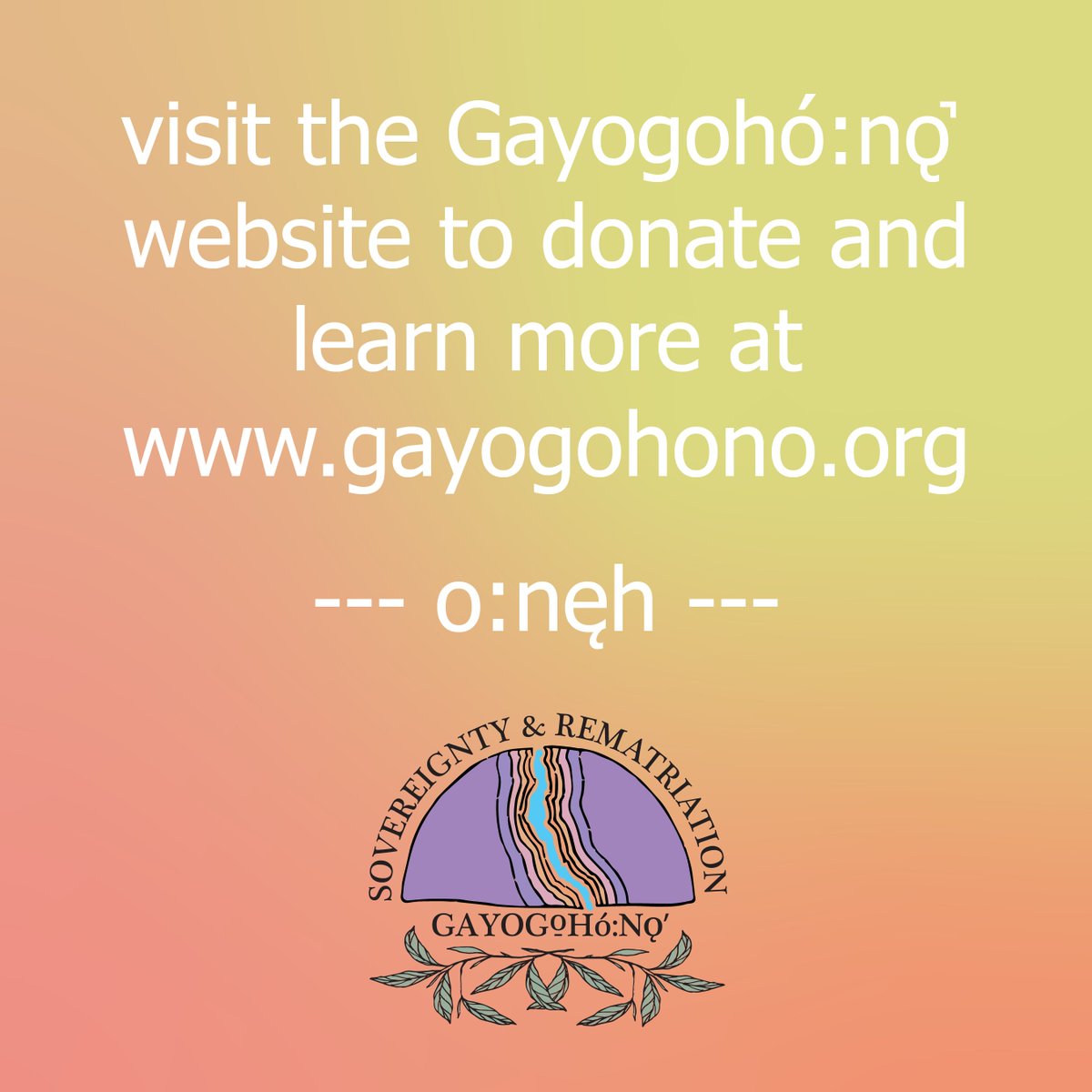 gayogohono's tweet photo. Access to secure and safe housing is essential for every person’s autonomy.
It is especially vital for the traditional #Gayogohono community in their #rematriation efforts to have access to stable #housing on their #ancestral lands. https://t.co/fgTnRNFZNZ