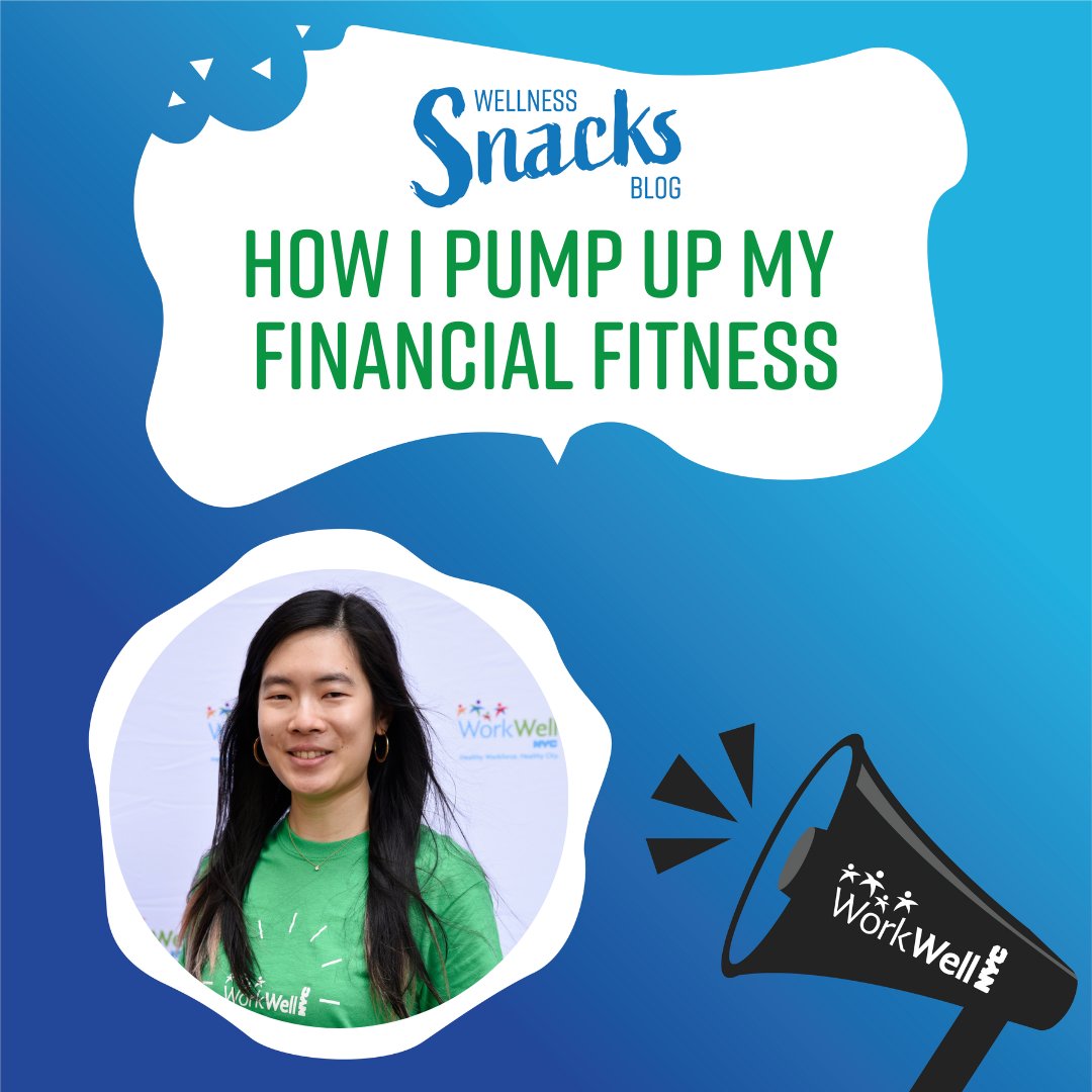 New Blog Alert! Looking for some ideas on how to pump up your financial fitness? Anna Tan, from WorkWell NYC, gives her tips on how to strengthen your savings, and wallet! Read her blog by visiting on.nyc.gov/blog4

#blog #workwellnyc #money #financialfitness