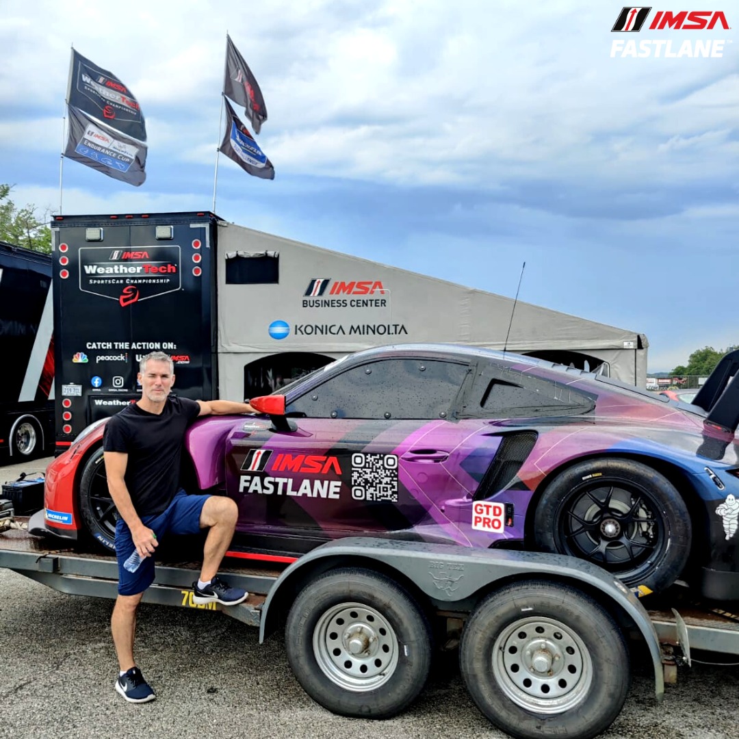 <a href="/PaulTroonTech/">Paul Dubé</a>  setting up at <a href="/roadamerica/">Road America</a> ..newly minted Fastlane Porsche GT3 RS Pro coming off the truck! - Come by our booth and pick up some swag! 🔥

#IMSAfastlane #IMSA #RoadAmerica #onFlow #dapper