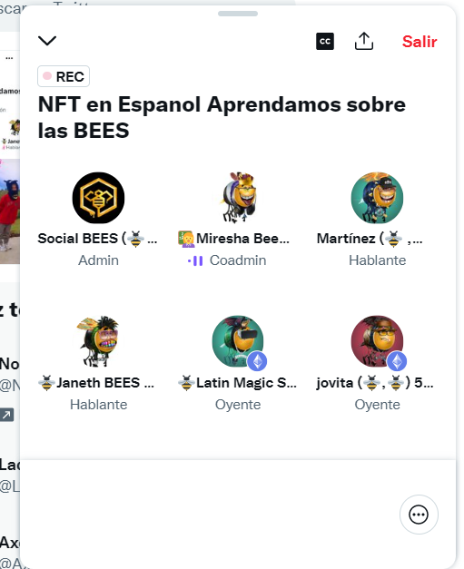latinmagic2021's tweet photo. #SPACE 100% EN ESPAÑOL
HABLEMOS SOBRE LAS #BEES DE #SBUDA
@Crypto_Swarm Siempre te trae más
https://t.co/VNZnCCpbQd https://t.co/slE7NaqnsL