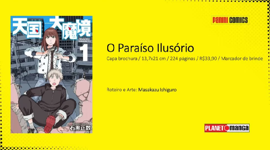 Novo mangá pela Panini: “O Paraíso Ilusório”