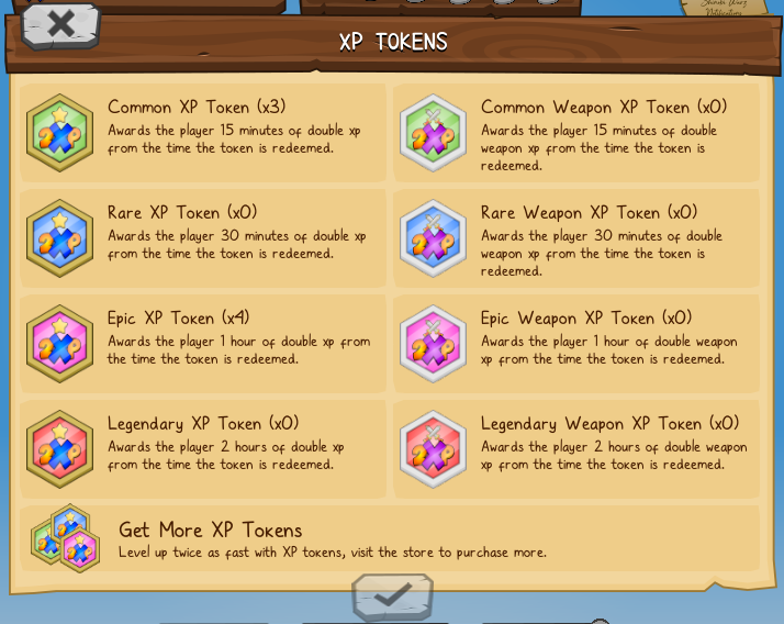 ShinobiWarz's tweet photo. #ShinobiWarz With the upcoming update, Weapon XP Tokens will be added. Legendary tokens will also be added giving a total of 2 hours of XP. Along with a variety of new rewards for completing all Daimyo's tasks.
#GameDev #IndieDev #IndieGame https://t.co/AEKw9ECdFx