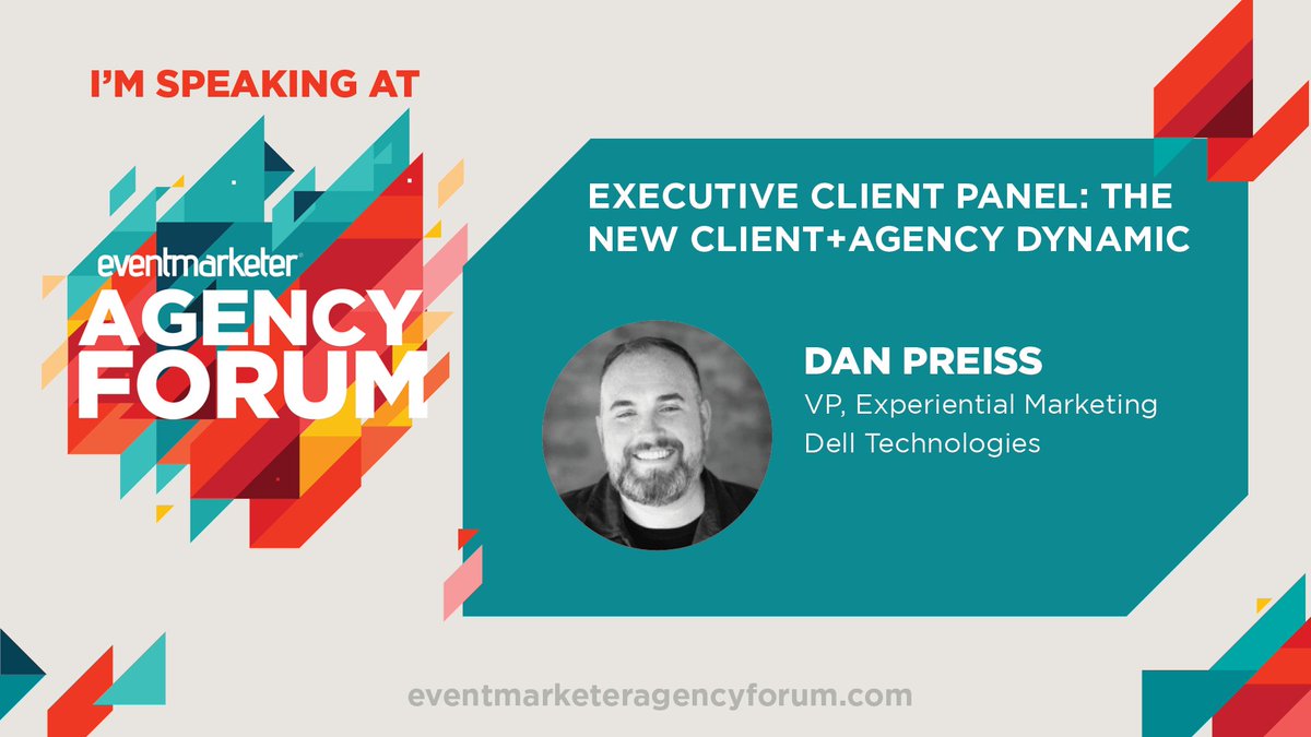Excited to be speaking at the Event Marketer Agency Forum next month. Request your invitation here: eventmarketer.com/event/agency-f…