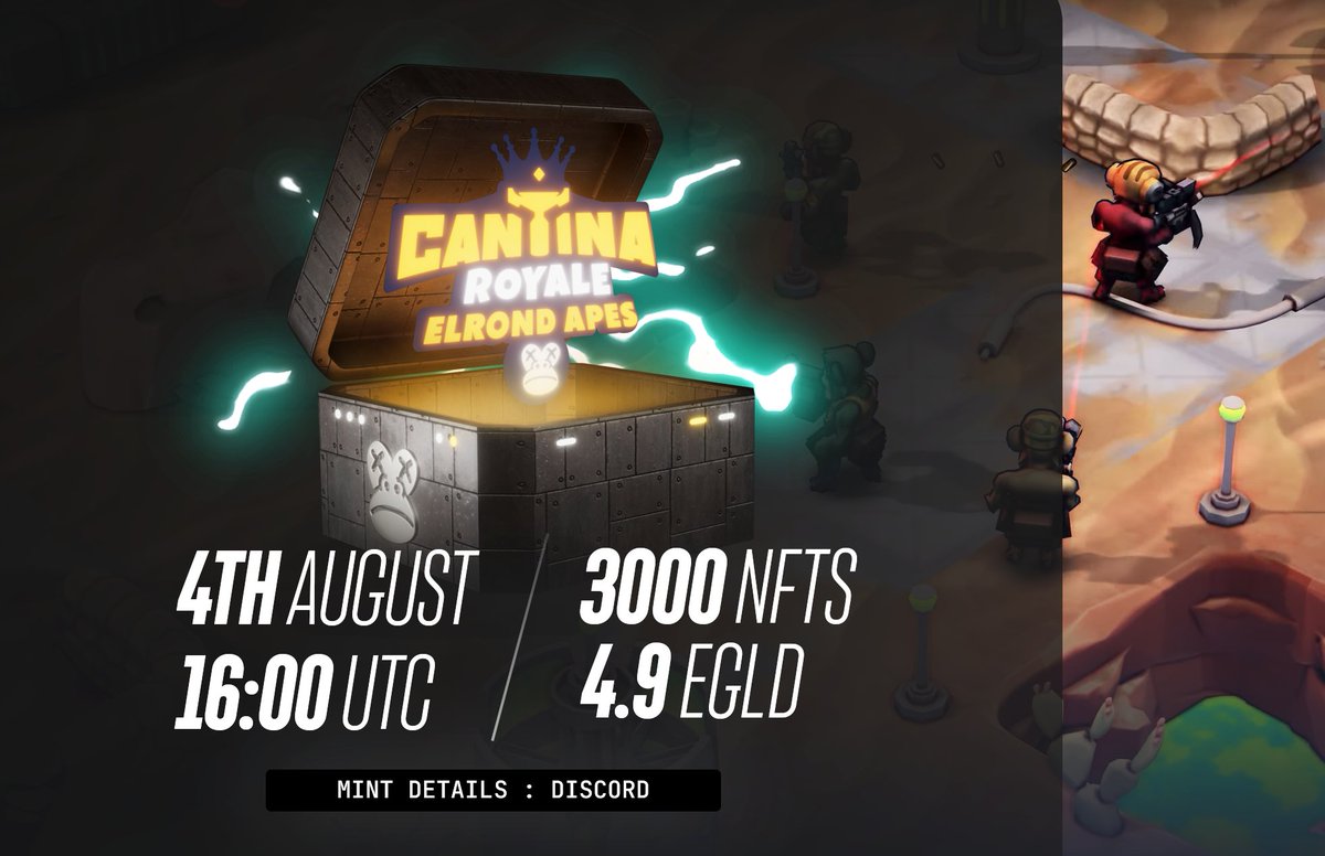 Who is ready for tomorrows mint of <a href="/CantinaRoyale/">Cantina Royale</a> Elrond Apes?