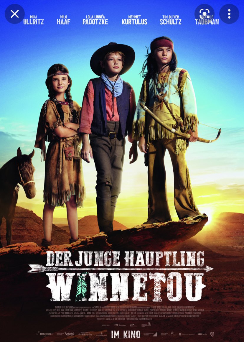 annika_schach's tweet photo. Dieser neue Kinofilm ist aus so vielen Gründen völlig aus der Zeit gefallen. Warum muss man sich problematischen Stoff greifen, der Kinder heute eh nicht mehr interessiert? #redfacing #KulturelleAneignung https://t.co/Trrnc8VqL4