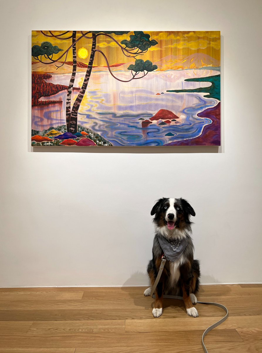alexberggruen's tweet photo. #pup Vigo in front of #FreyaDouglasMorris's #painting "The way of the sun"

Freya Douglas-Morris, Tom Howse, Talia Levitt
July 20-August 31, 2022

https://t.co/IGDd0JbtXL

#Doginthegallery #dogsoftwitter #FreyaDouglasMorris #TomHowse #TaliaLevitt #AlexanderBerggruen https://t.co/1XtBkGQzgQ