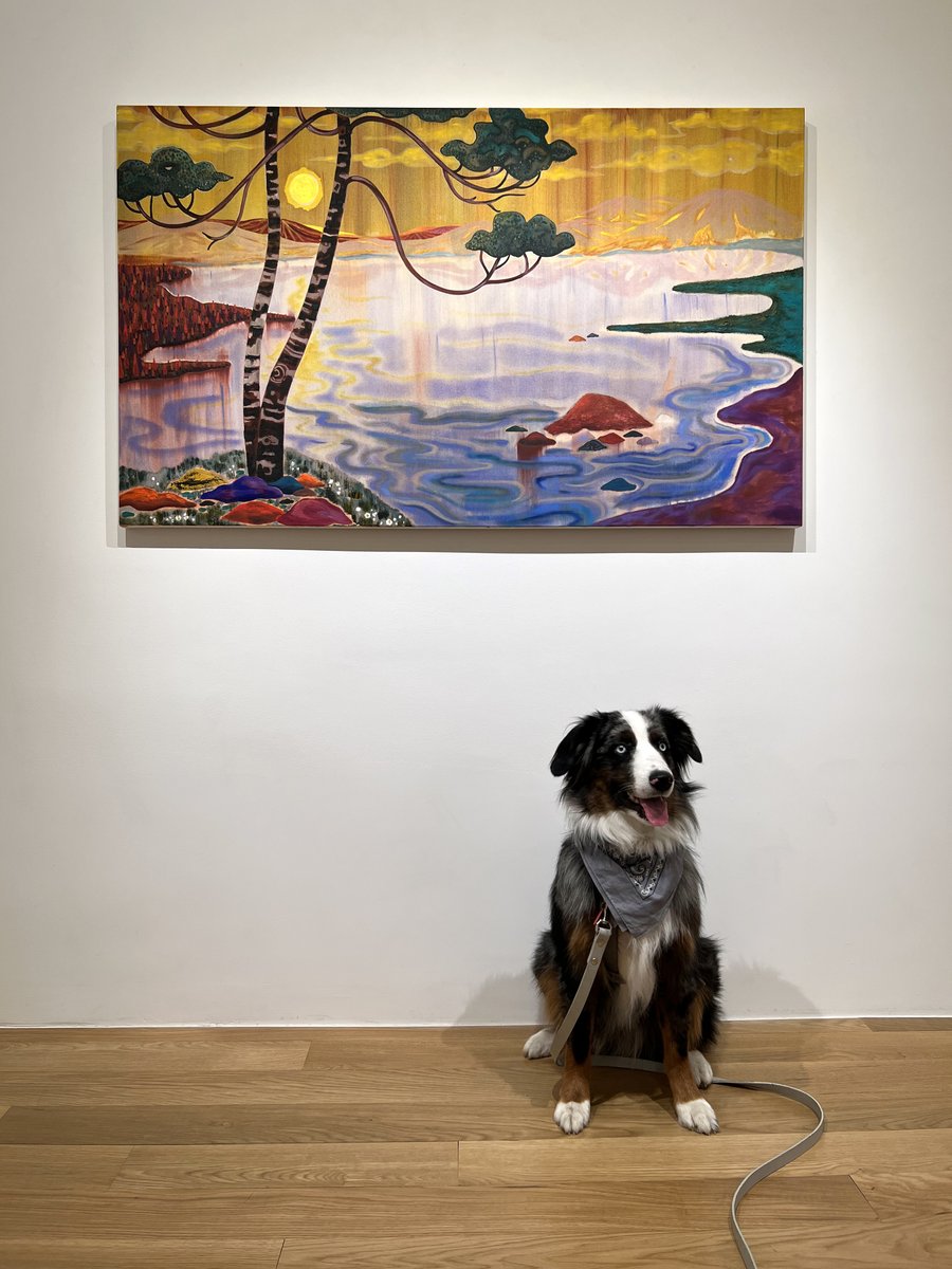 alexberggruen's tweet photo. #pup Vigo in front of #FreyaDouglasMorris's #painting "The way of the sun"

Freya Douglas-Morris, Tom Howse, Talia Levitt
July 20-August 31, 2022

https://t.co/IGDd0JbtXL

#Doginthegallery #dogsoftwitter #FreyaDouglasMorris #TomHowse #TaliaLevitt #AlexanderBerggruen https://t.co/1XtBkGQzgQ