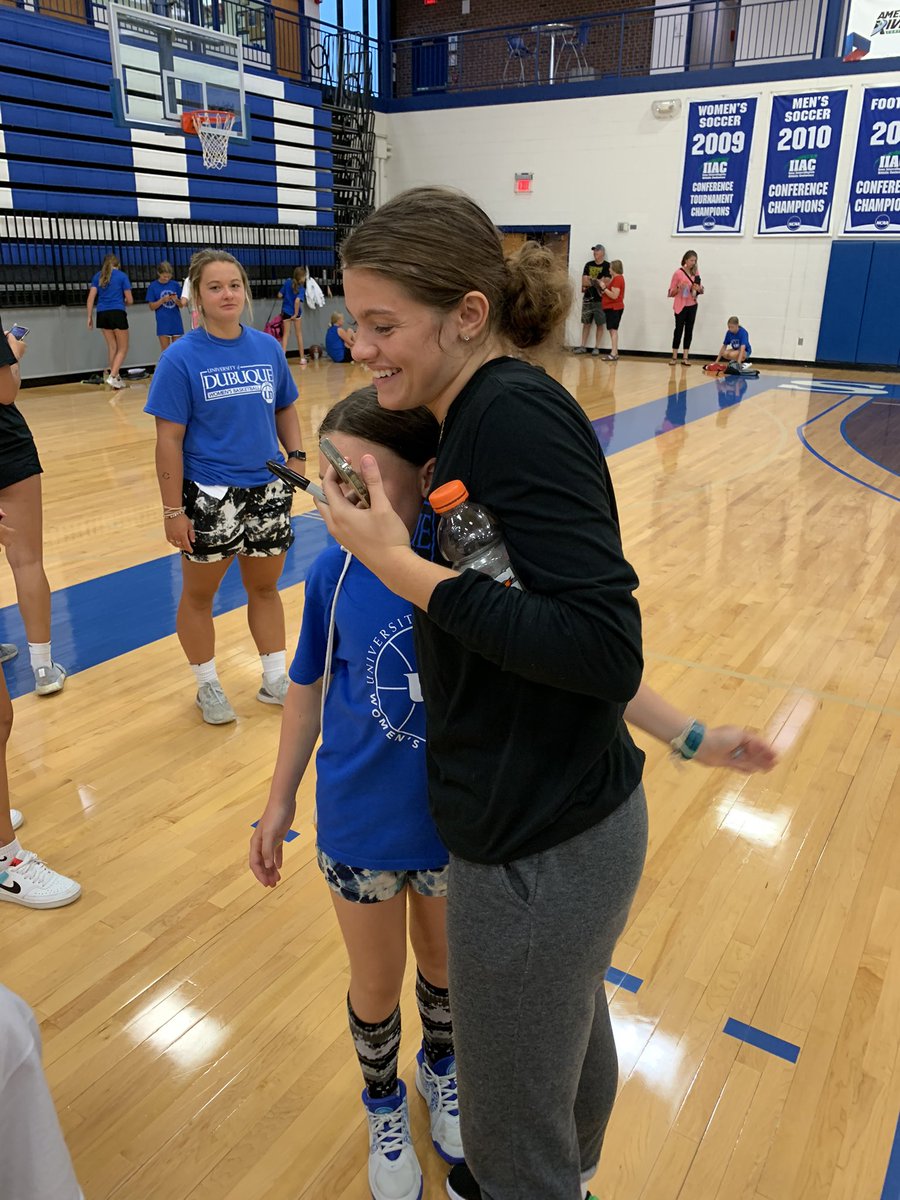 UD_WBB's tweet photo. Wrapped up session 2 of our summer youth camp today! So many great future Spartans in our gym! 💙🏀💙 #SpartanNation https://t.co/7xU0ziYnKu