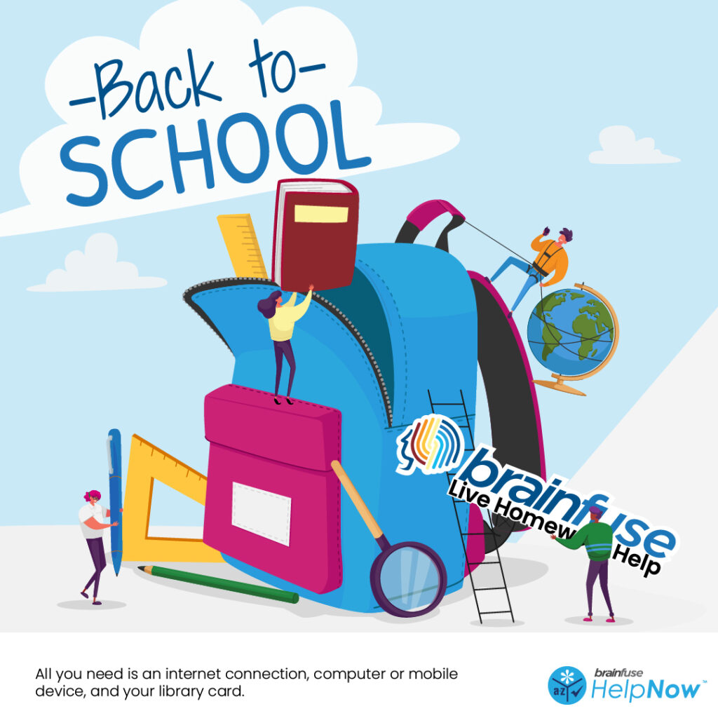 TulareCountyLib's tweet image. When you are putting your school supplies in your backpack, don’t forget to include Brainfuse live online homework help. It’s available for free with your library card at the Tulare County Library.  #brainfuse #onlinehomeworkhelp #TCL #TCLib #onlineresources