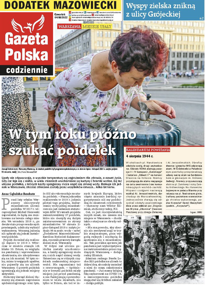 GPCodziennie's tweet photo. Polecamy czwartkowe wydanie #GPC:
⁃ Adrian #Siwek: Wywiad z prof. Ryszardem Legutką, europosłem @pisorgpl
- @hubo_kowalski: Zapora zatrzymała masowy napływ migrantów
⁃ Jacek #Szpakowski: Zielona energia dla każdego
Czytaj więcej na » https://t.co/EDVldJkeHO https://t.co/ouM4Ub3hOs