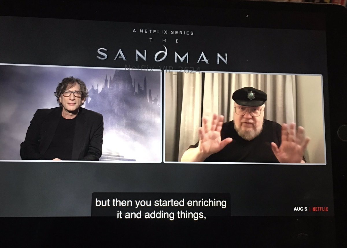 I got invited for a VIP screening of The Sandman. Discovered the comic in 1991, thank you <a href="/neilhimself/">Neil Gaiman</a> for creating The Dreaming. The first episode was just perfect.