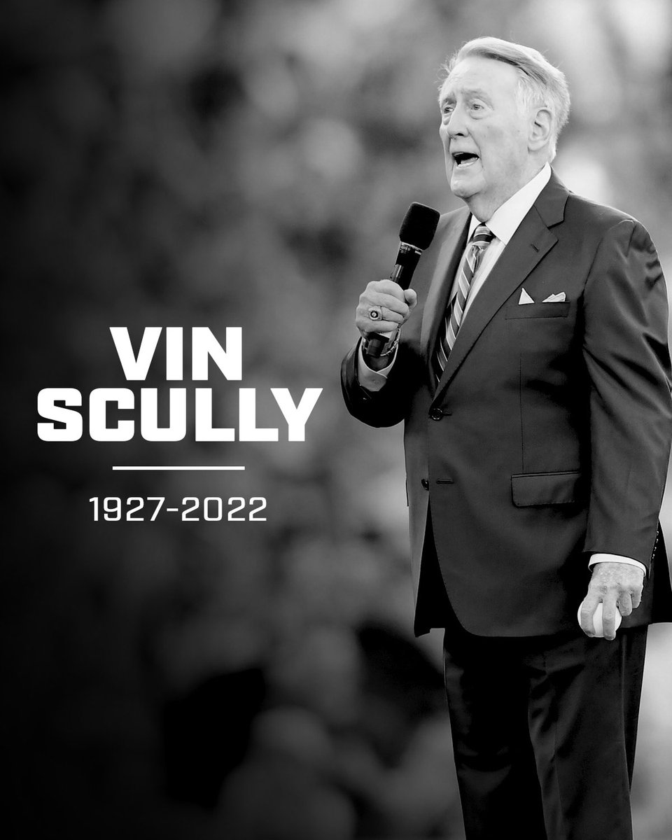Microphone Vin Scully 1927-2022 Thank You For The Memories Unisex