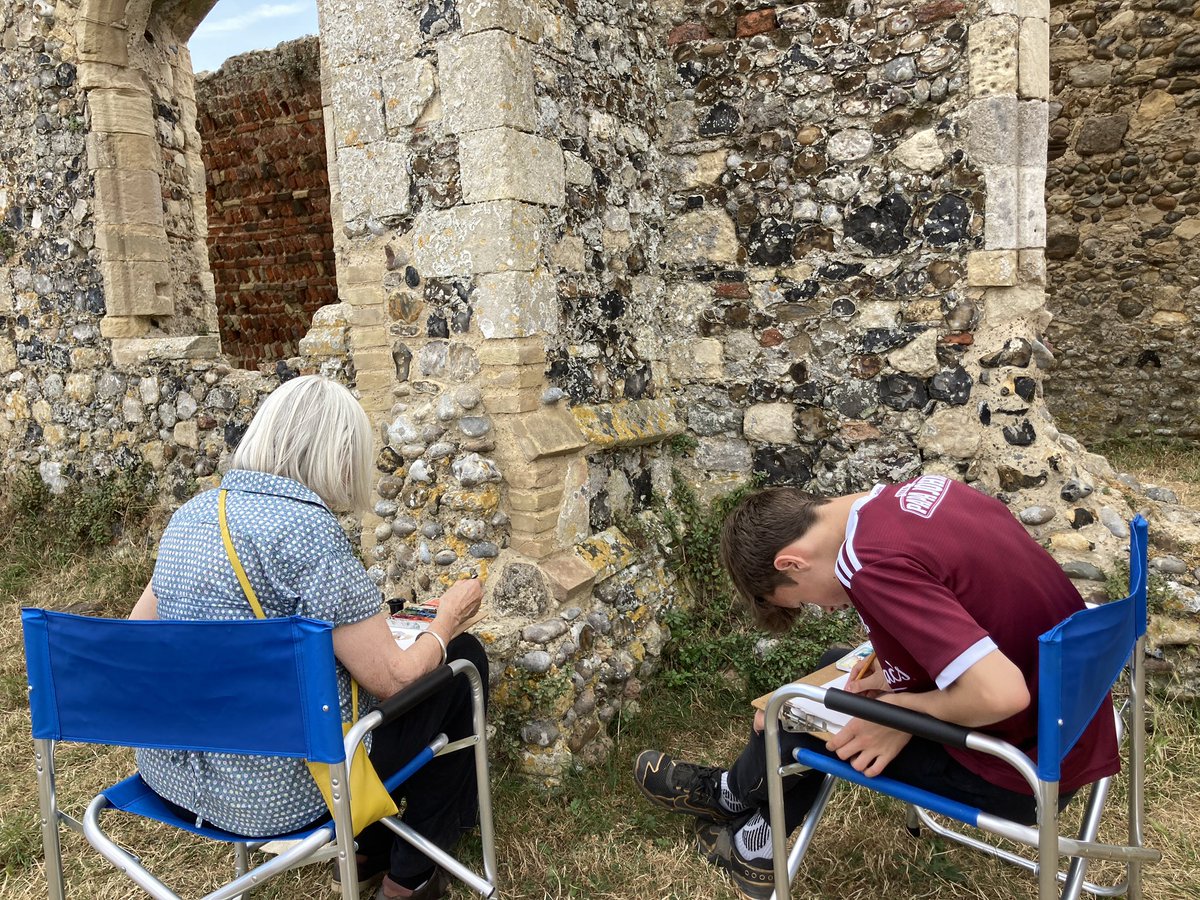 Busy inter-generational afternoon interpreting lichen and stones #chroniclesofgreyfriars <a href="/BBCSuffolk/">BBC Suffolk</a> free workshops on 13 &amp; 20 august with thanks to <a href="/HeritageFundM_E/">The National Lottery Heritage Fund Midlands & East</a> @SuffolkAONB <a href="/DiscoverDunwich/">DiscoverDunwich</a> <a href="/Dunwichmuseum/">Dunwich Museum</a>