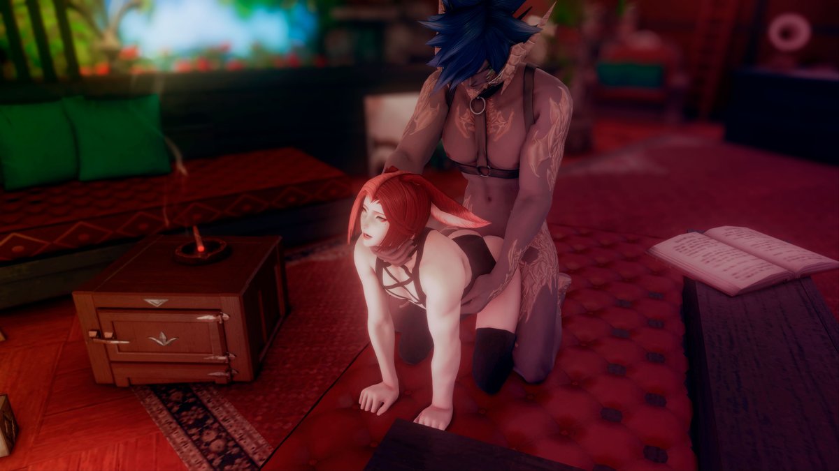 cinnamon__bunn's tweet photo. How to train your dragon properly. Hope that @SanchiPup liked his training as much as I do ♥
#FFXIV #FFXIVnsfw #ffxivsnaps #ffxivlewds https://t.co/ubErfe3dhH