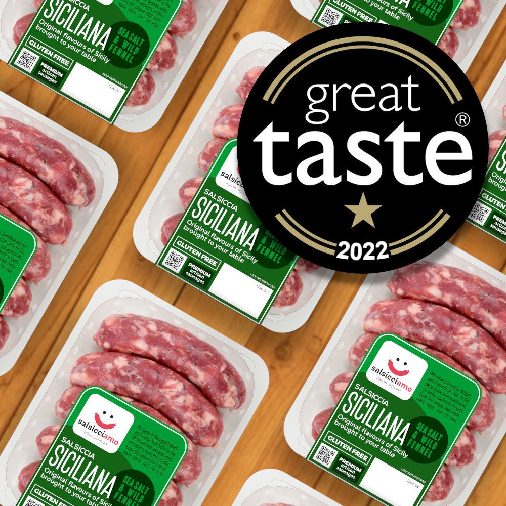 salsicciamo's tweet photo. We are proud to say that we are Great Taste Awards winners again.
.
.
.
#siciliansausage #win #salsicciamo #2022 #awardwinning #fooduk #greattasteawards #greattasteawards2022 #guildoffinefood #italiansausage #italiansoflondon #nevergiveup #producer #quality #ukproduce #winners https://t.co/6iN7THrVuz