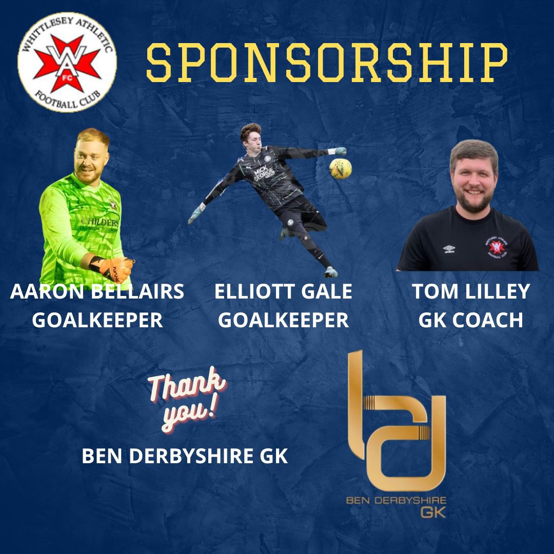 Triple sponsorship announcement coming up first tonight.

The very generous <a href="/BenDerbyshireGK/">Ben Derbyshire</a> has sponsored <a href="/Bells188/">Aaron Bellairs</a> <a href="/ejgale04/">Elliott gale</a> and <a href="/liliano07/">Tom Lilley</a> for the upcoming season.

Thank you, Ben 👏 

Second best GK Coach around 😉