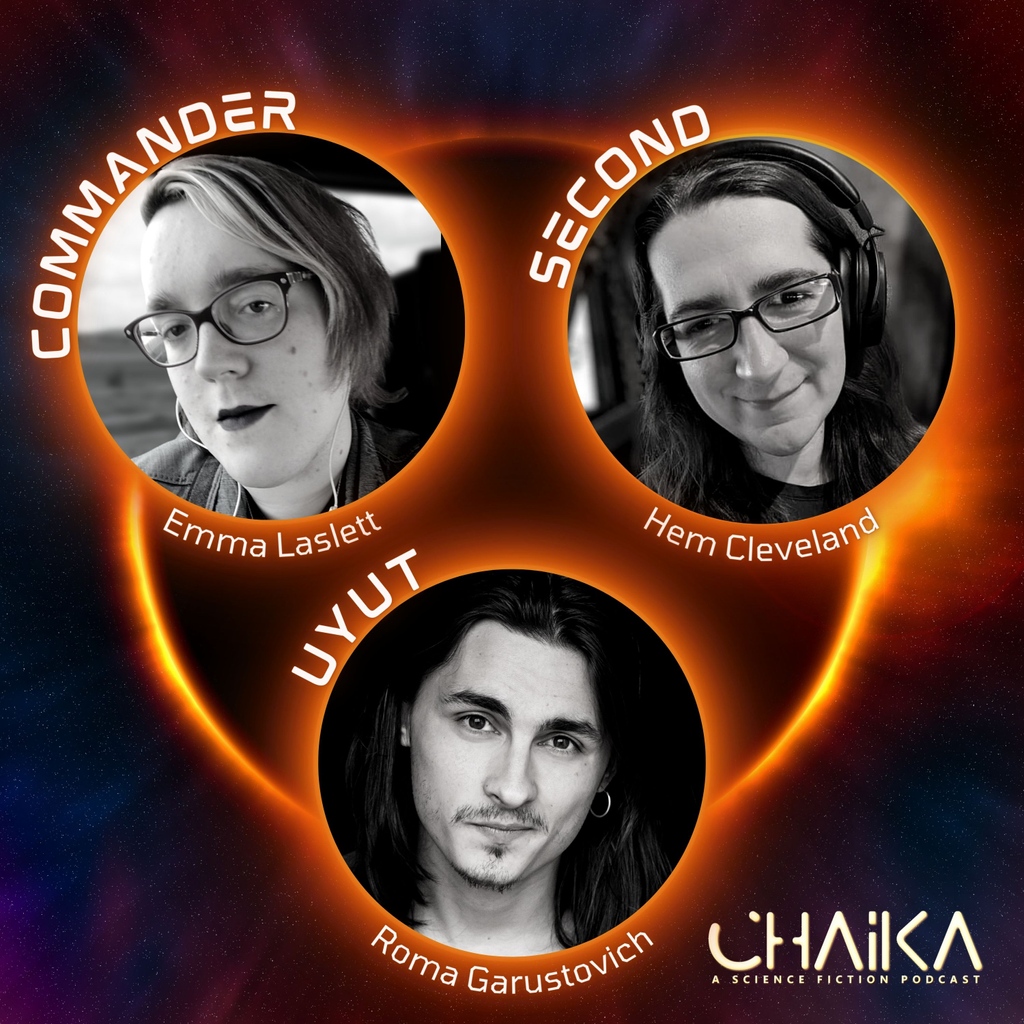 You may have noticed some new voices in our season finale - thrilled to welcome amazing @Waruce, Hem of <a href="/TLDPod/">The Lucky Die</a> &amp; <a href="/RGarustovich/">Roma Garustovich</a>! 
You will hear more from all of them in season 2 🤩

¤Chaikapod #SciFi #ScienceFiction #FictionPodcast #AudioDrama #VoiceActor #Casting