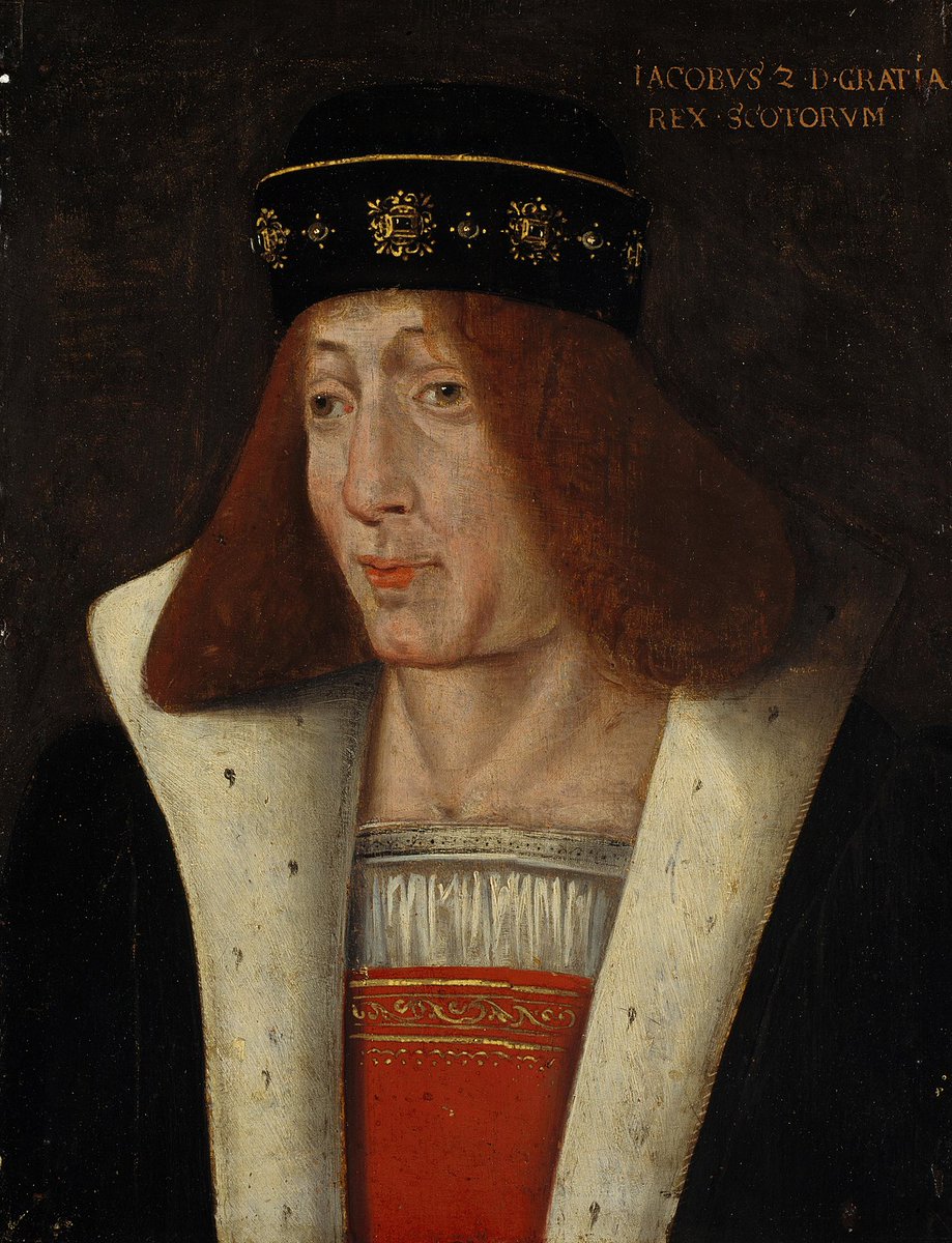 BritishHistorym's tweet image. #otd 3 August 1460 – James II died (b. 1430)

He was King of Scots from 1437 until his death in 1460 when one of his canons exploded and killed him.

#JamesII #KingofScots #royalhistory