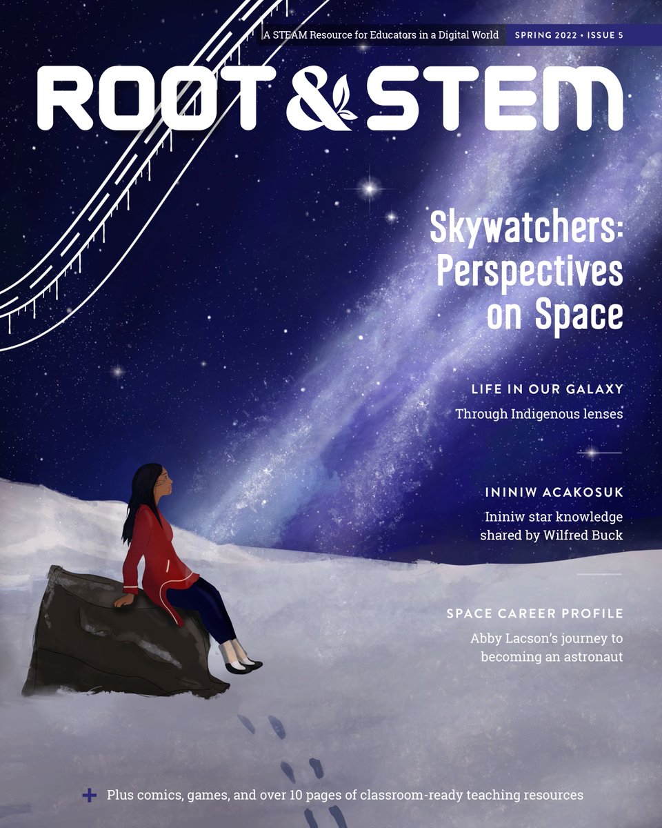 It’s August, Educators! As lesson plans begin to replace holiday plans, we’re here with a head start - 40 pieces of Space-focused #STEAMeducation resources (from curriculum to Canis Major), in the latest issue of Root &amp; STEM! #CdnEd

pinnguaq.com/root-stem/issu…