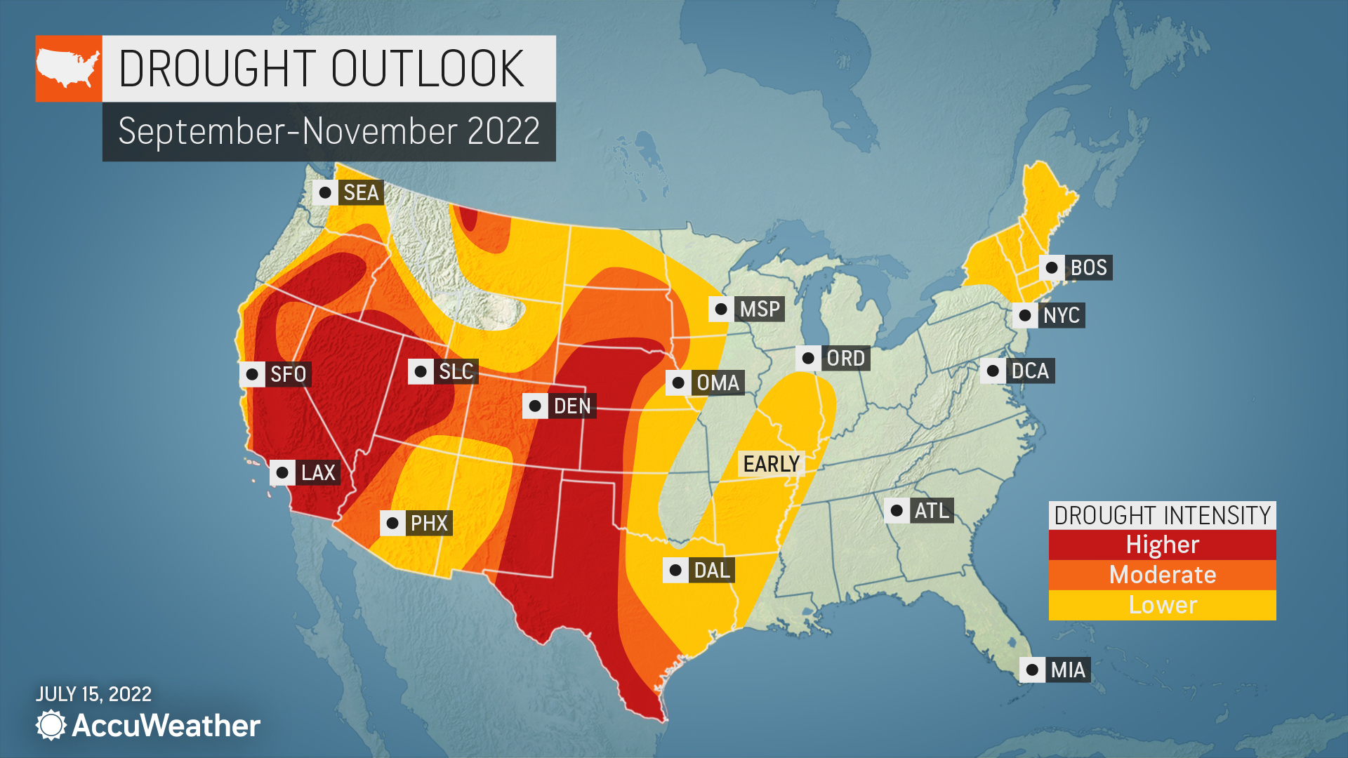 AccuWeather’s 2022 US fall forecast / Twitter