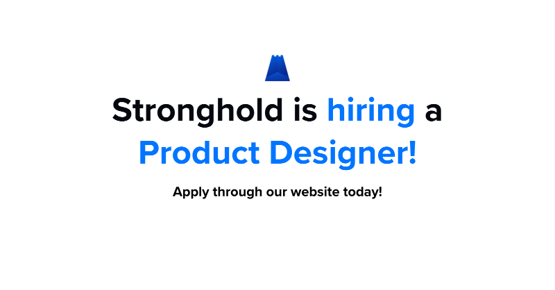 strongholdpay's tweet photo. We are #hiring a Product Designer to update user interfaces and manage various design duties. 
Please share with your network for anyone excited about #fintech and #payments.