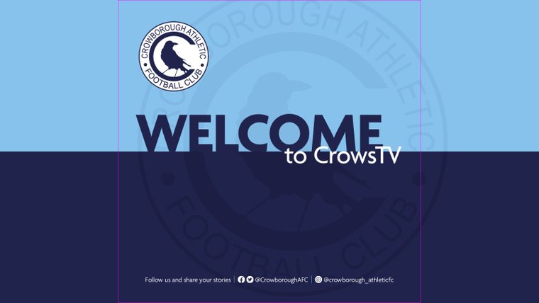 Crows launch CROWS TV!

Check out our new YouTube channel! Features will include match highlights, interviews and EXCLUSIVE content!

Like and subscribe, now!
crowboroughathletic.com/news/crows-lau…