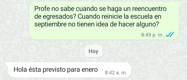 LaLenin_ipvce's tweet photo. Hablé con Baby la profesora de la escuela y quizás hagan un Reencuentro de egresados en Enero.💙 https://t.co/E68Mu7xRO8