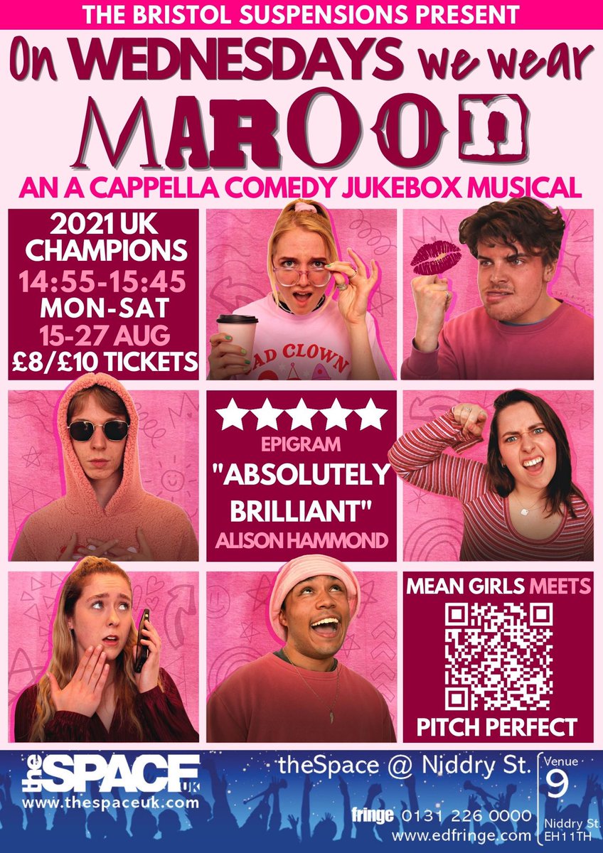 GET IN LOSER, we're going to Fringe! We’re back better than ever with our take on 'Mean Girls' for our all-new Fringe set. Expect witty humour, sharp choreography and flawless vocals accompanied by chart-topping hits! Can't wait to see you there!💥👊<a href="/broadwaybaby/">Broadway Baby</a> are you ready?!