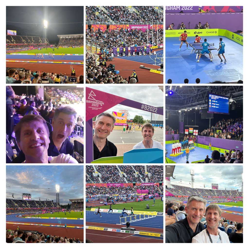 My brother @simonhaleuk and I are #Brummie , moving north in ‘73 as boys.  Such a good day #b2022 <a href="/birminghamcg22/">Birmingham 2022</a> #TableTennis <a href="/thenec/">The NEC</a> #athletics proud of our home city #brum ❤️