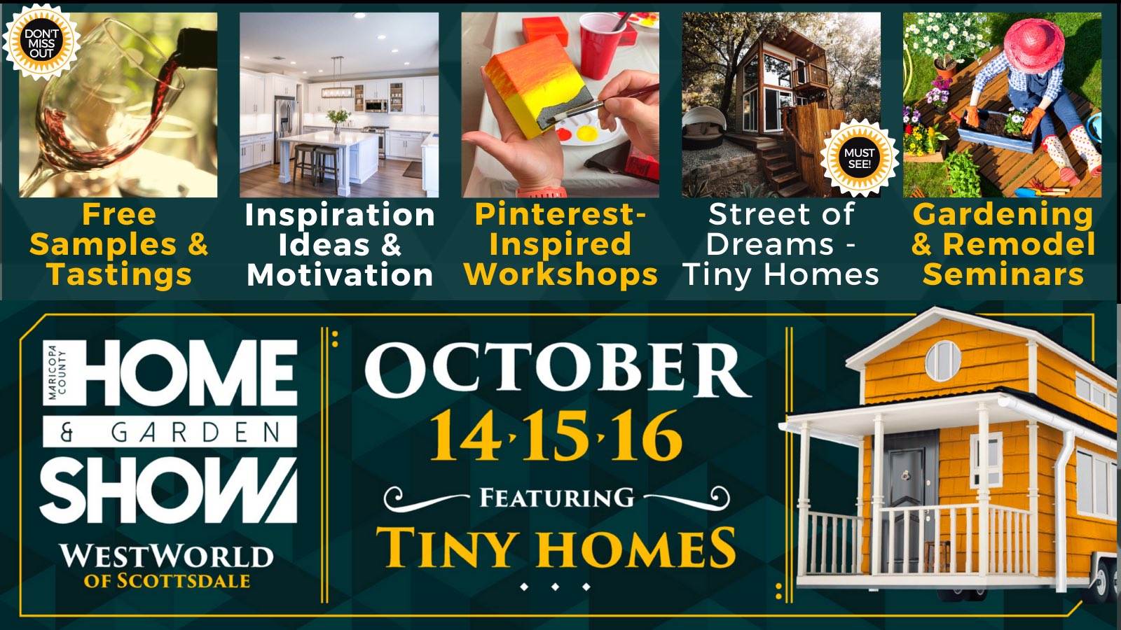 Maricopa County Home Shows on Twitter "TinyHomes are back for THREE