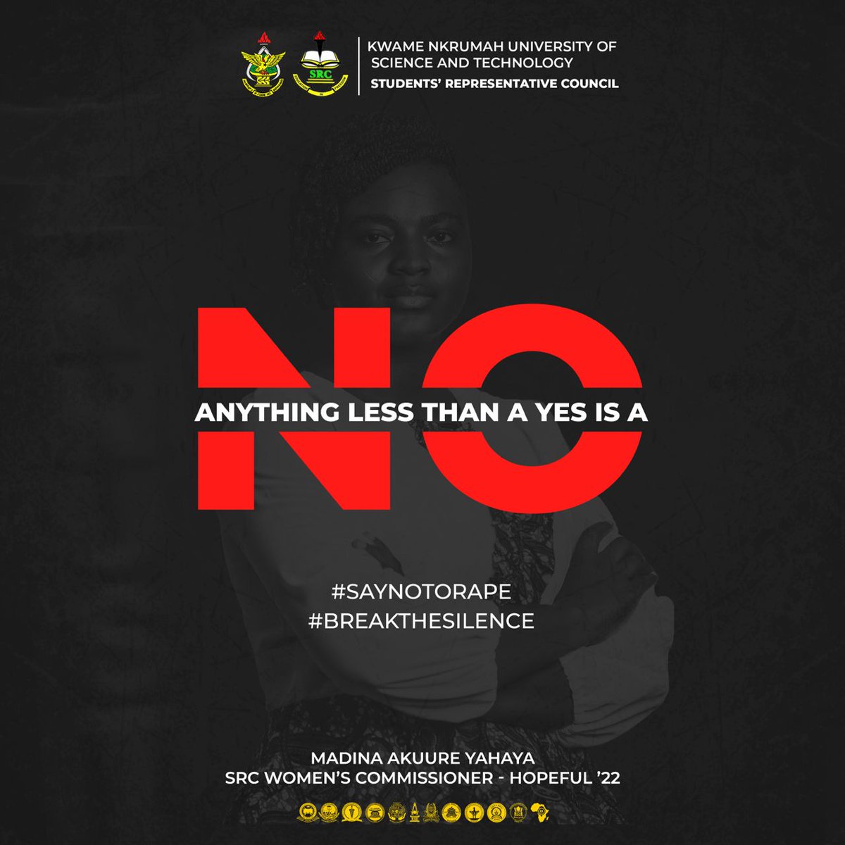 VoiceofHope22's tweet photo. Join the campaign, enough is Enough!
Anything less than a YES is a NO! 
#SAYNOTORAPE
#BreakTheSilence https://t.co/q5ZGR3fACv