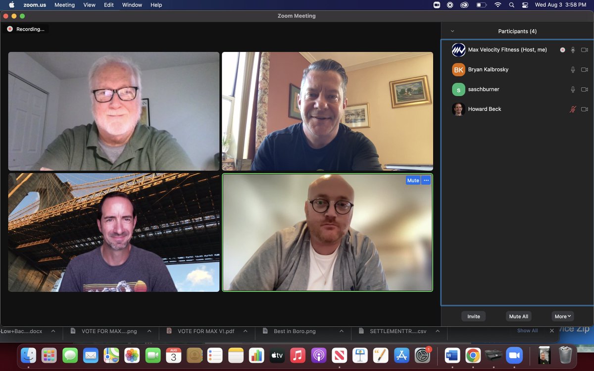 KBergNBA's tweet image. First coaching call with the inaugural NBA Offseason Reset group! @HowardBeck @AschNBA and @BryanKalbrosky are on their way to improving their health and regaining control of their hectic lives this offseason. If you couldn&apos;t make it live and need help catching up, DM me.