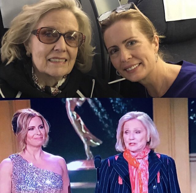 Just a Mother post when we traveled together for the @DaytimeEmmys ❤️ Spoke to her yesterday. ❤️❤️ 