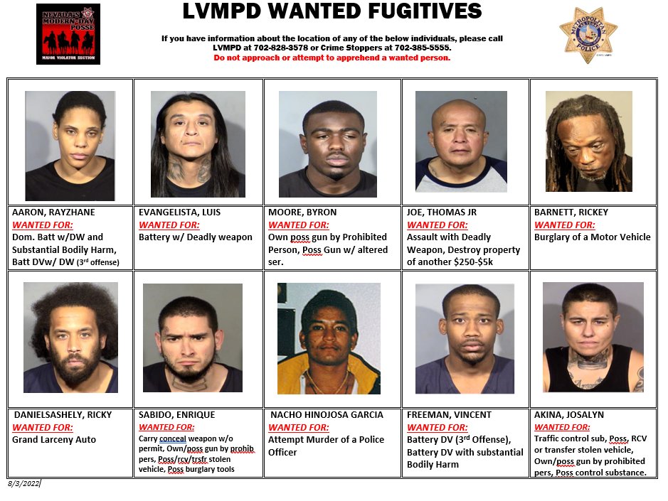 prefacio éxito Sophie LVMPD on Twitter: "🚨LVMPD MOST WANTED 🚨 Know where they are? DO NOT APPROACH OR ATTEMPT TO APPREHEND Instead, give us a call: 📞 LVMPD Major Violator Section: 702-828-3578 📲 @CrimeStoppersNV ☎ prefacio éxito Sophie LVMPD on Twitter: "🚨LVMPD MOST WANTED 🚨 Know where they are? DO NOT APPROACH OR ATTEMPT TO APPREHEND Instead, give us a call: 📞 LVMPD Major Violator Section: 702-828-3578 📲 @CrimeStoppersNV ☎