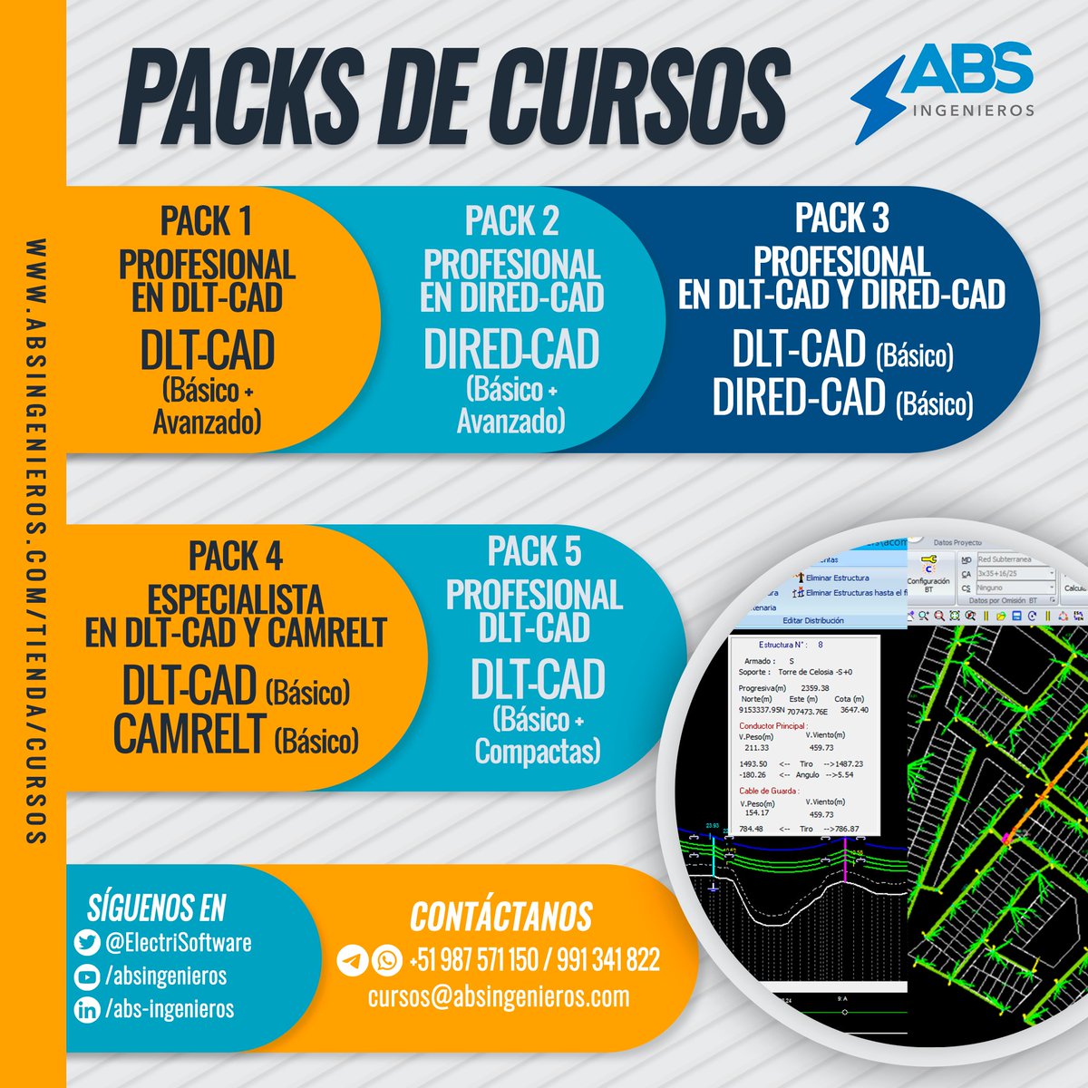 ElectriSoftware's tweet image. Inscríbete a nuestras clases virtuales 
Incluye:
✅Material de estudio, certificación de curso, Licencia software y asesoría permanente por instructores en tiempo real
absingenieros.com/tienda/cursos/
#ABSIngenieros #ElectricalSoftware
