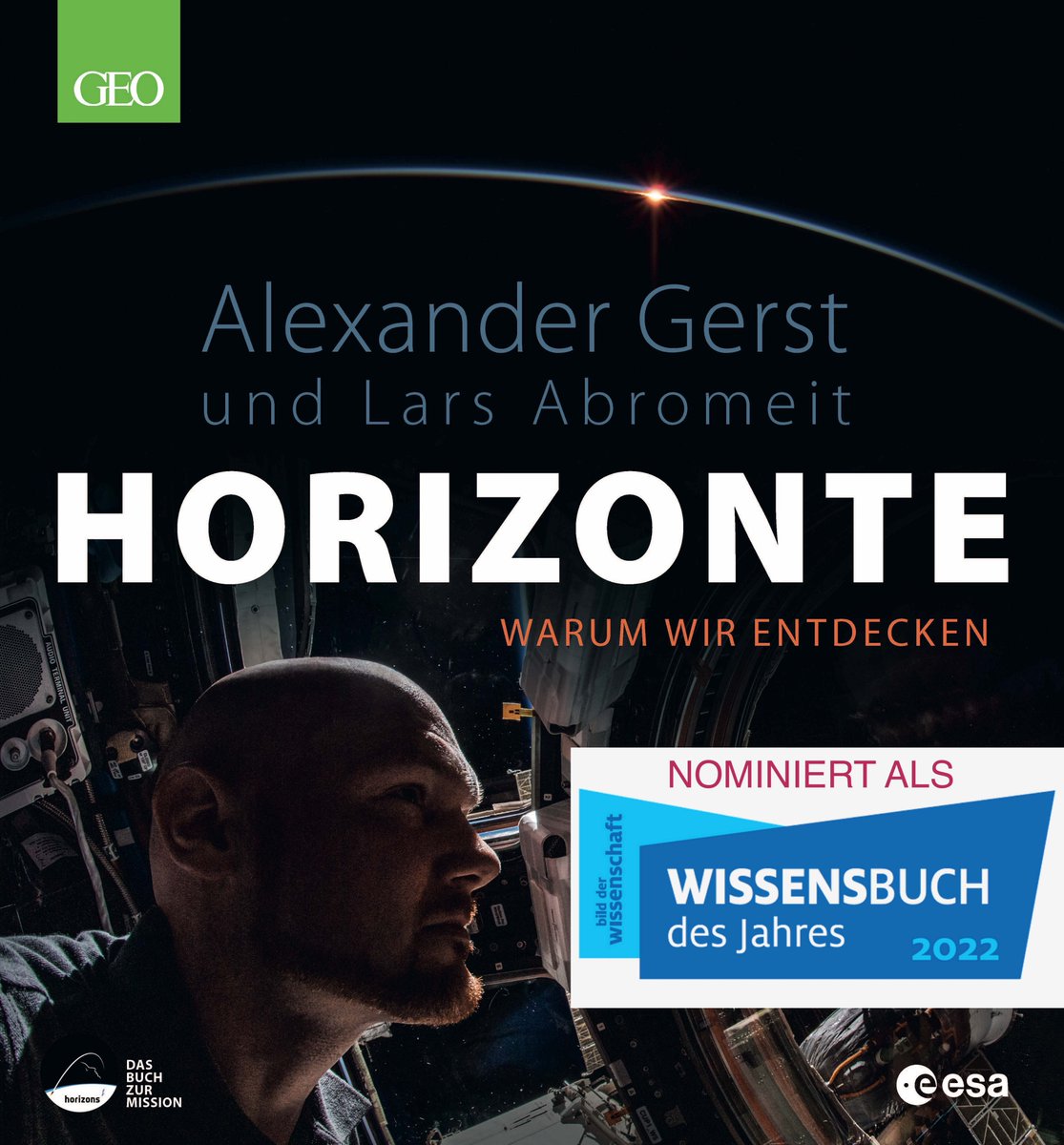 Wow, unser „Horizonte“-Buch ist als „Wissensbuch des Jahres 2022“ nominiert (Kategorie "Ästhetik")! Vielen Dank für das Kompliment! Wer gewinnt? Das entscheidet Ihr! Bis zum 14.08. abstimmen: konradin-service.de/umfrage/index.…

@ESA
 <a href="/grunerundjahr/">Gruner + Jahr</a>
 @UnicefGermany
 <a href="/Astro_Alex/">Alexander Gerst</a>
