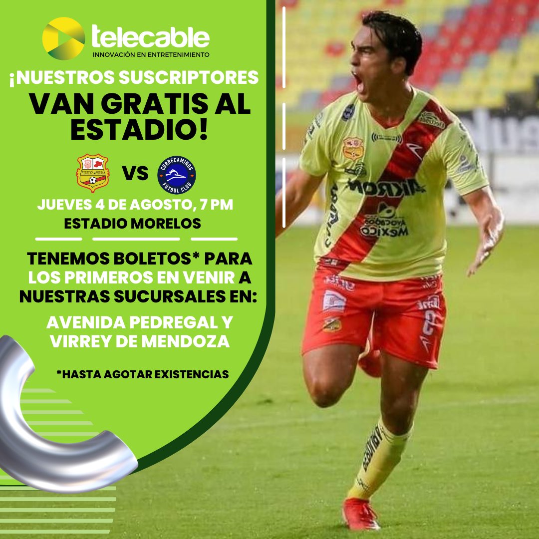 Para ganarte un boleto 🎟 lo único que tienes que hacer es ser suscriptor, seguirnos en nuestras redes sociales en #facebook e #instagram y acudir a nuestras sucursales en:
📍Virrey de Mendoza 1406, Col. Félix Ireta
📍Avenida Pedregal 233-A, Col. Linda Vista