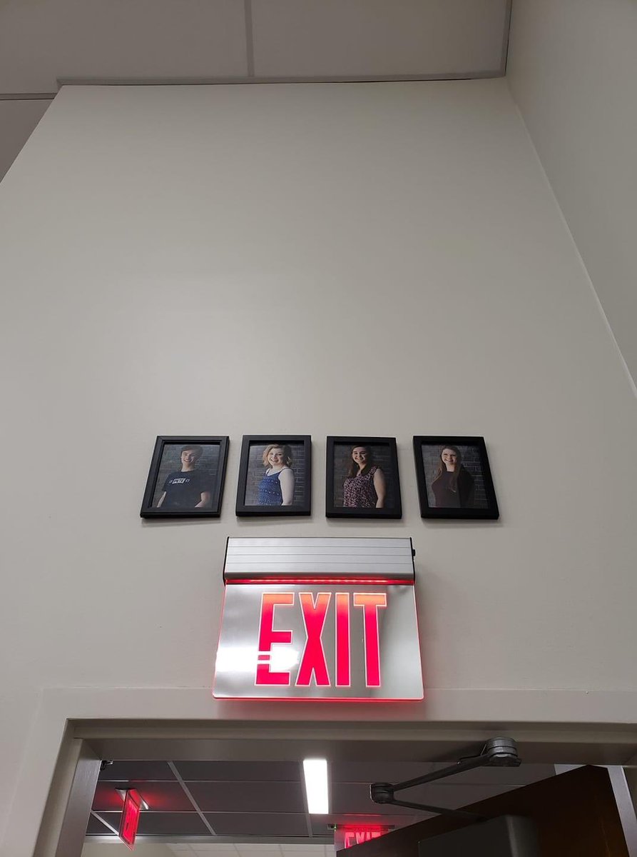 OlatheWestChoir's tweet photo. State Choir Wall of Fame!! After two years, we had 4 staters, after five years we have 21 staters.  (One picture to be added soon)💙 Eventually, blue frames for REPEAT staters. 8 repeat staters so far. Who will be next?
#excellence
#motivatetobegreat
#excitedforyear6
#proudCoach https://t.co/K2Q2tCbDT1