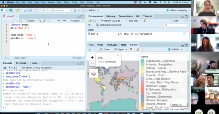 Big belated thanks to @ChristinABuelow for sharing her #rshiny wisdom with us last week🗺️ Check out the blog post: geospatial-community.netlify.app/post/2022-07-2…
  
#geospatial 
#RStats 
#mapping