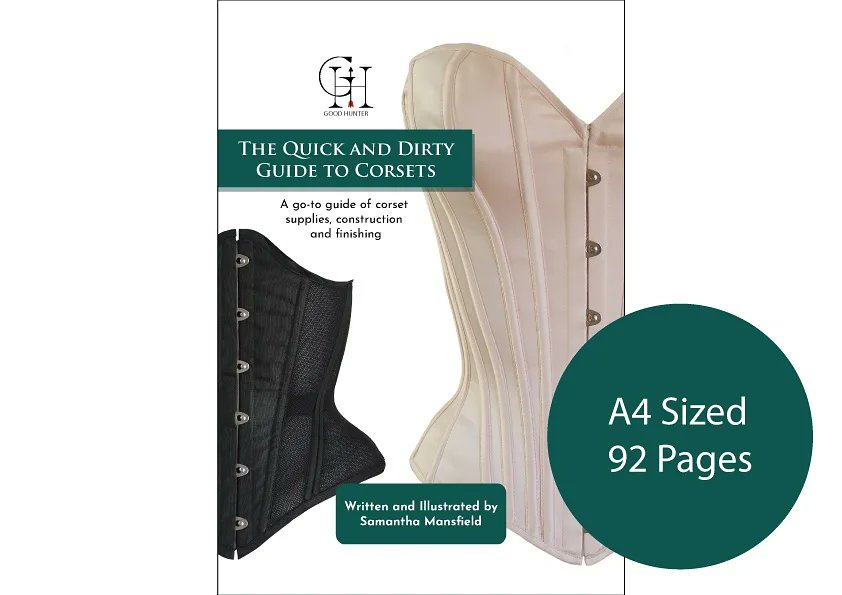 goodhunterdsign's tweet photo. Hello new followers! Looking to cinch that waist? Check out our corset making guide which is both in physical and digital form! 🥰❤️ https://t.co/omDrONbpiP