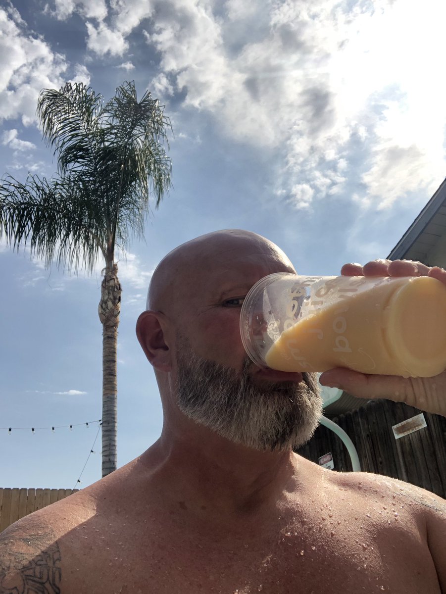 Last day of summer vacation, Jamba by the pool